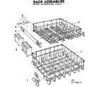 Kenmore 587770413 rack assemblies diagram