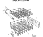 Kenmore 587770513 rack assemblies diagram