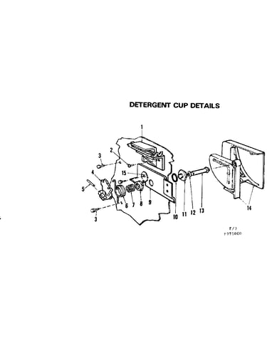Detergent cup details