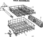 Kenmore 587771000 rack assemblies diagram