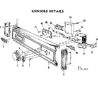 Kenmore 587771201 console details diagram