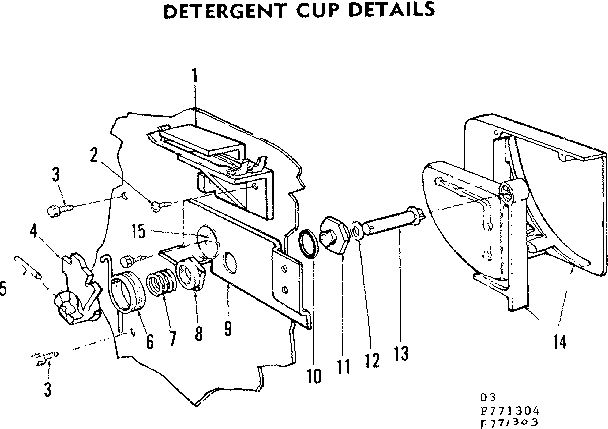Detergent cup details