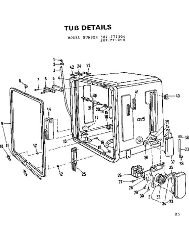 Tub details