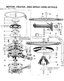 Motor/heater/spray arm details
