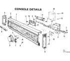 Kenmore 587771410 console details diagram