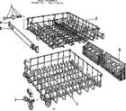 Kenmore 587771411 rack assembly diagram