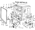 Kenmore 587771510 tub details diagram