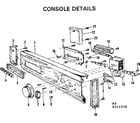 Kenmore 587771510 console details diagram