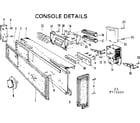 Kenmore 587771610 console details diagram