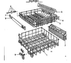 Kenmore 587771611 rack assembly diagram