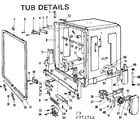 Kenmore 587771710 tub details diagram