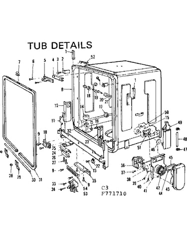 Tub details
