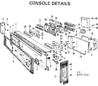 Kenmore 587771710 console details diagram