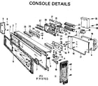 Kenmore 587771711 console details diagram