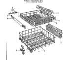 Kenmore 587771711 rack assemblies diagram