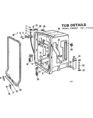 Tub details