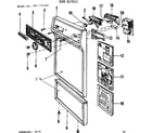 Kenmore 587772301 door details diagram