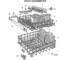 Kenmore 587772800 rack assemblies diagram