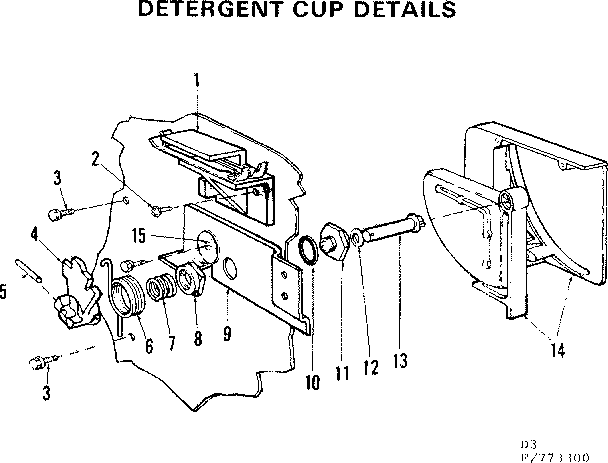 Detergent cup details