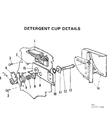 Detergent cup details