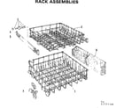 Kenmore 587773300 rack assemblies diagram