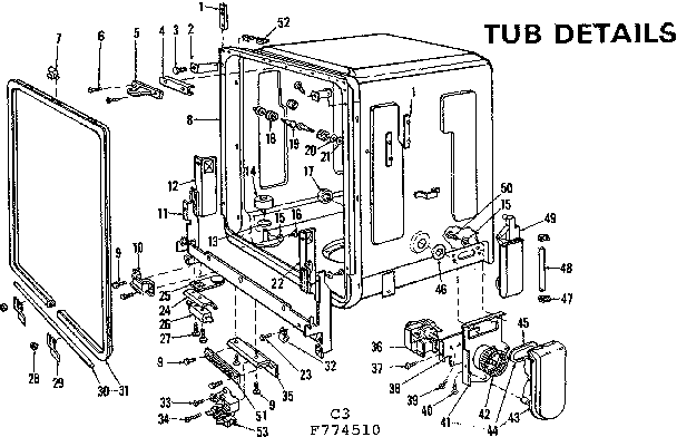 Tub details