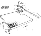 Kenmore 587774510 top details diagram