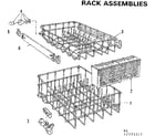 Kenmore 587775311 rack assemblies diagram
