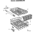 Kenmore 587775510 rack assemblies diagram