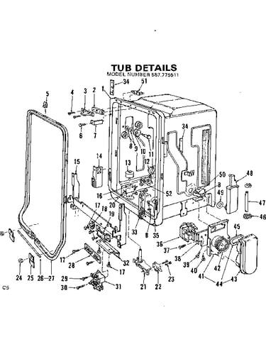 Tub details