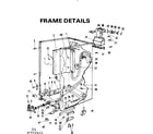 Kenmore 587775511 frame details diagram