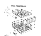 Kenmore 587775511 rack assemblies diagram