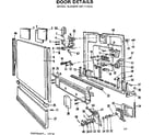 Kenmore 587777510 door details diagram