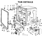 Kenmore 587777510 tub details diagram