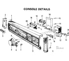 Kenmore 587777510 console details diagram