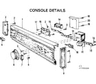 Kenmore 587779100 console details diagram
