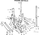 Kenmore 587779100 frame details diagram