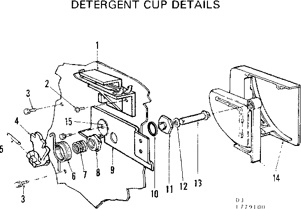 Detergent cup details