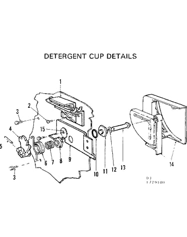 Detergent cup details