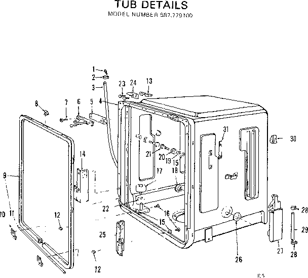 Tub details