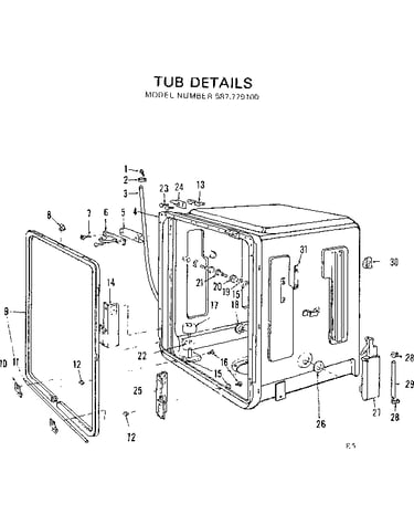 Tub details