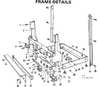 Kenmore 587779200 frame details diagram