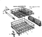 Kenmore 587779200 rack assemblies diagram