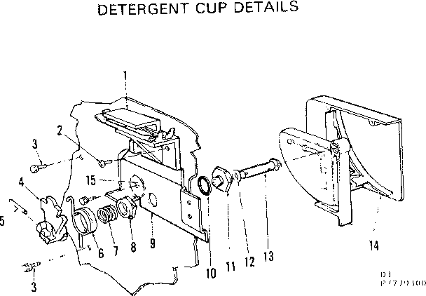 Detergent cup details