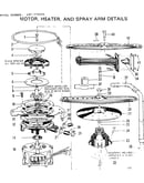 Motor, heater, and spray arm details