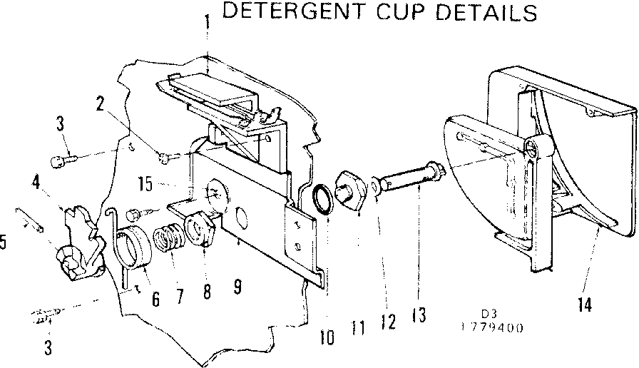 Detergent cup details