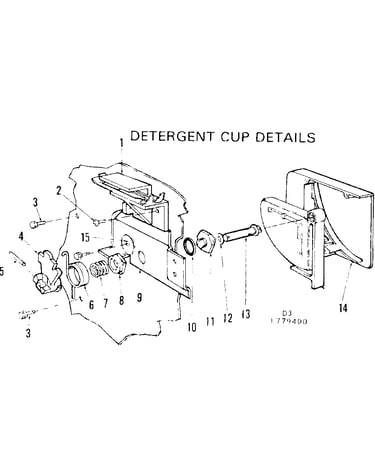 Detergent cup details