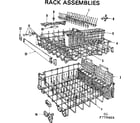 Kenmore 587779400 rack assemblies diagram