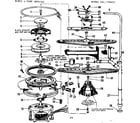Kenmore 587779401 motor & pump details diagram