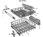Kenmore 587779501 rack assembly diagram